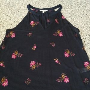 Lucky Brand Top sleeveless sheer XS.  C011